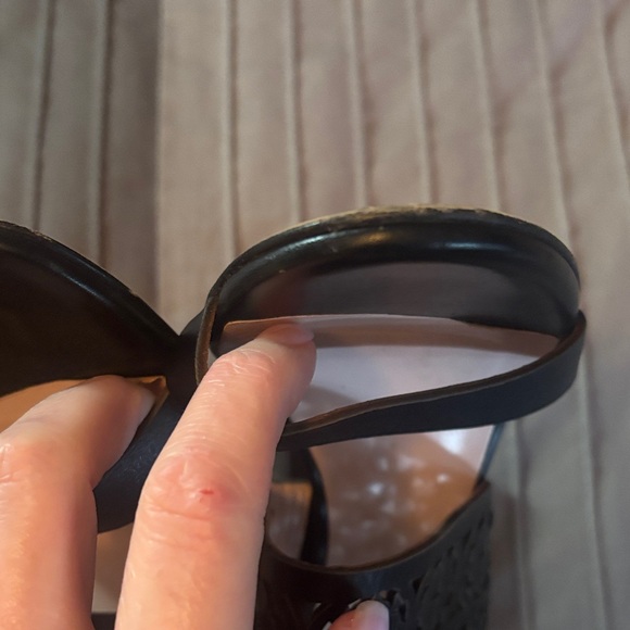 Kate Spade Black Cut-Out Healed Sandals size 6 - Picture 11 of 15